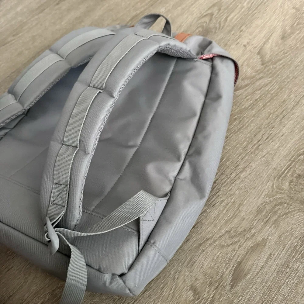 Y2K Herschel Supply Co. Little America Backpack Gray Laptop School Hiking Bag